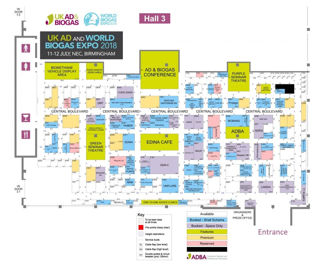 The World Biogas Expo 2020 Floorplan